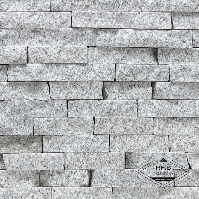 Фасадный камень Горбушка (лапша) — Гранит Белла Уайт в Калуге